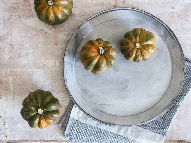 Frayed Canvas Serving Plate