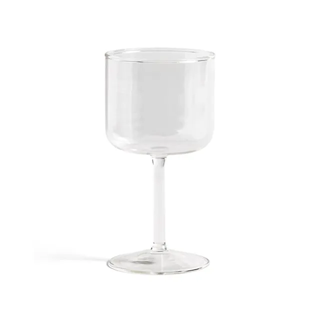 Pair of Clear Wine Glasses